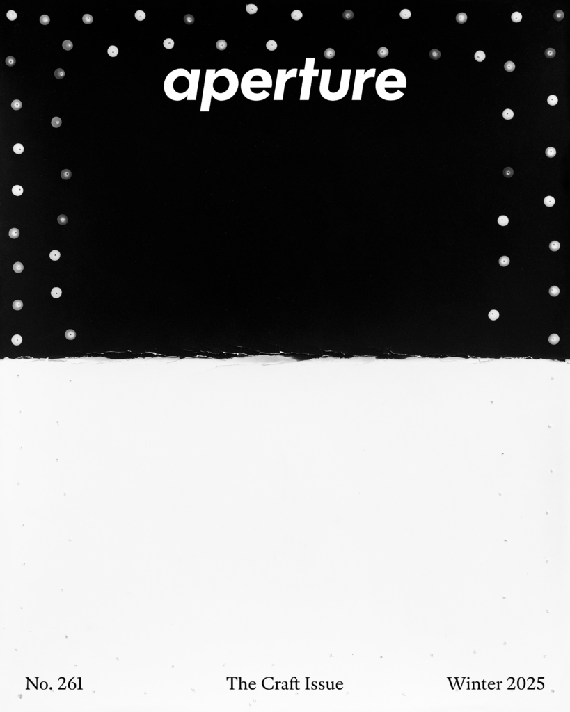 Aperture Magazine No. 261, “The Craft Issue” Cover